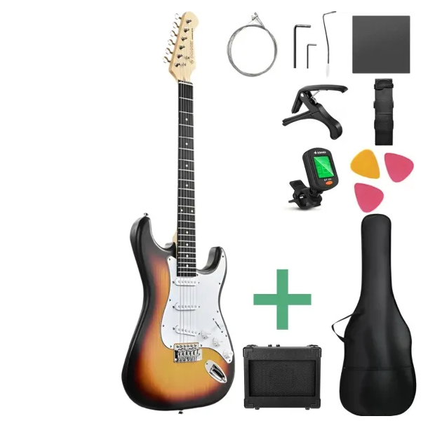 Donner DST-80 Electric Guitar Package Sunburst